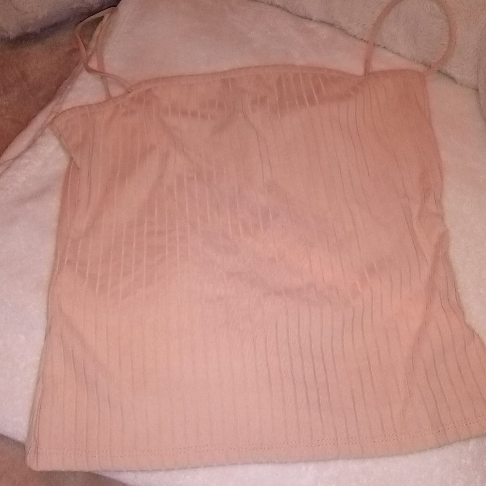 Baby pink crop top